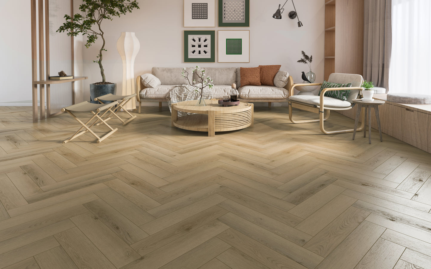 Gelasta - Firmfit Silent Visgraat - 6601 - Sierra Beige - Dryback