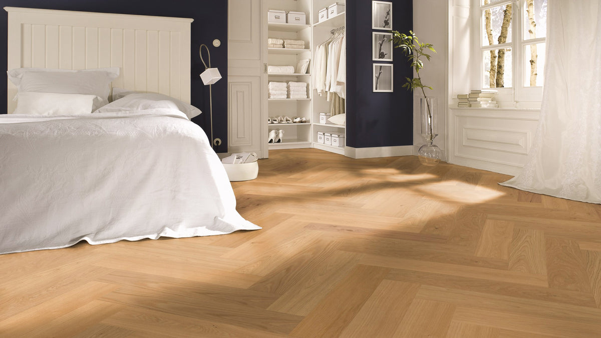 Floer - Hybride Hout - Natuur Eiken Visgraat - FLR-5017