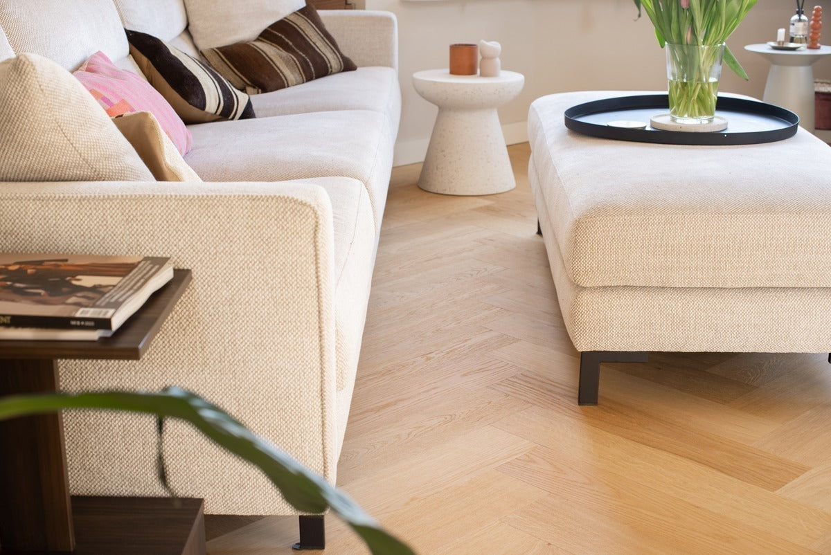 Floer - Hybride Hout - Natuur Eiken Visgraat - FLR-5017