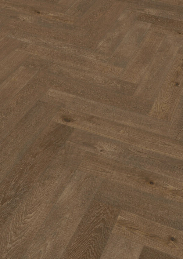 Floer - Hybride Hout - Warmbruin Eiken Visgraat - FLR-5019