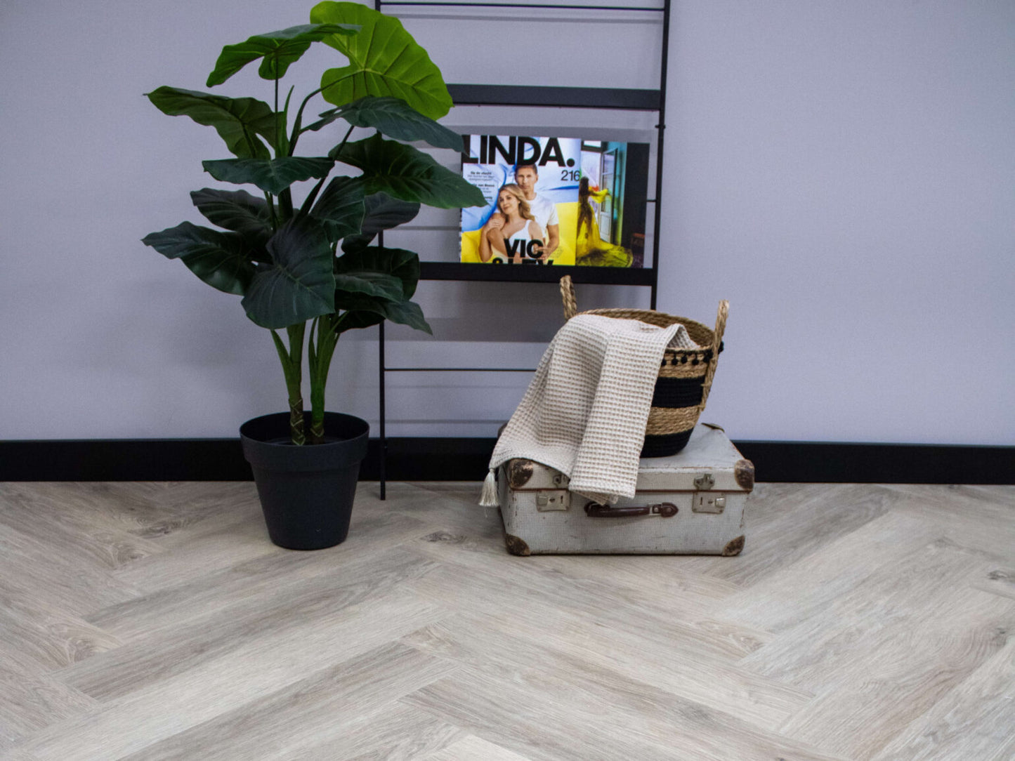 EKOFloors - Excellent Herringbone Dryback - Dublin Maas - Visgraat