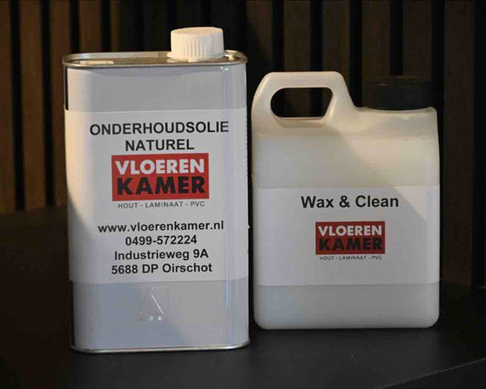 Onderhoudspakket Wax & Clean + NATUREL onderhoudsolie