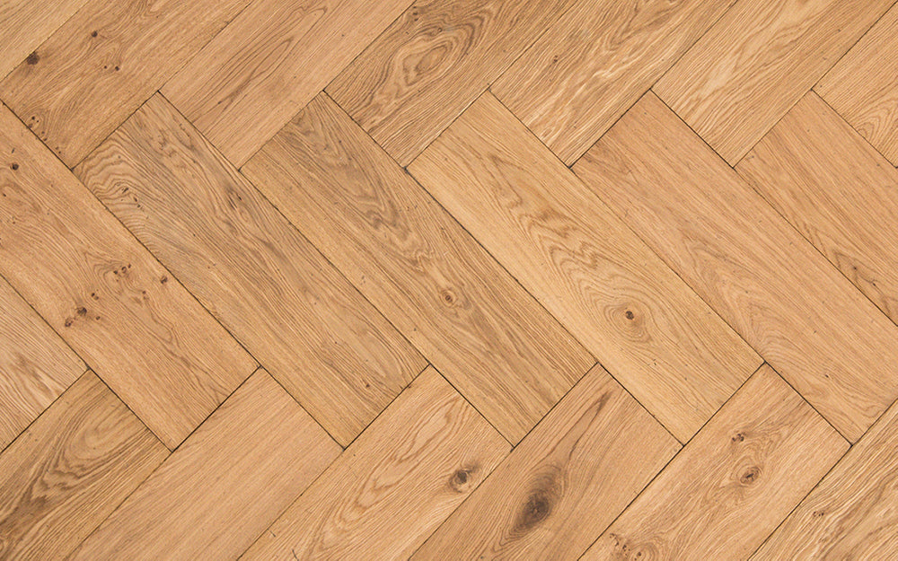 Floer - Verouderd + Naturel Geolied - FLR-4004 - Visgraat Rustiek Eiken Multiplank