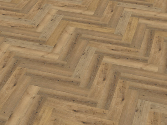 Floorlife - Yup Herringbone - 9074250419 - Dark Oak - Dryback