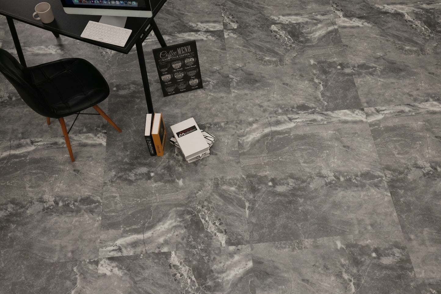 Green-Flor - Royal Touch (vierkant) 16374 - GT970 - Marble Piu Grande Grigio - Dryback