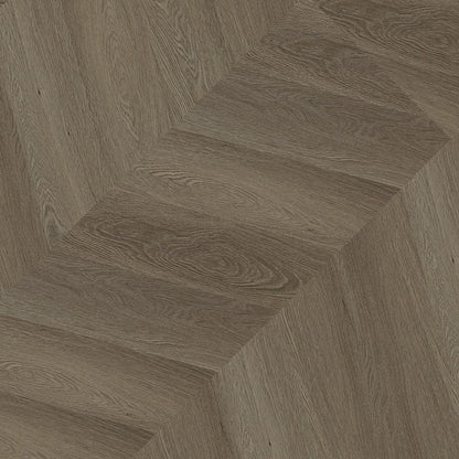 Floorlife - Yup Fulham Chevron - Hongaarse Punt - 6613161519 - Brown - Dryback