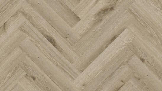 Tarkett - Essence 55 - Visgraat - Primary Oak Light Grey - 20060006 - Dryback