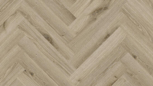 Tarkett - Essence 55 - Visgraat - Primary Oak Light Grey - 20060006 - Dryback